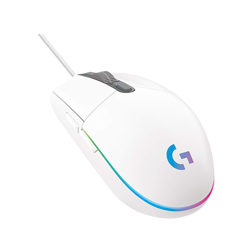 Logitech G102 Wired Gaming Mouse (White)